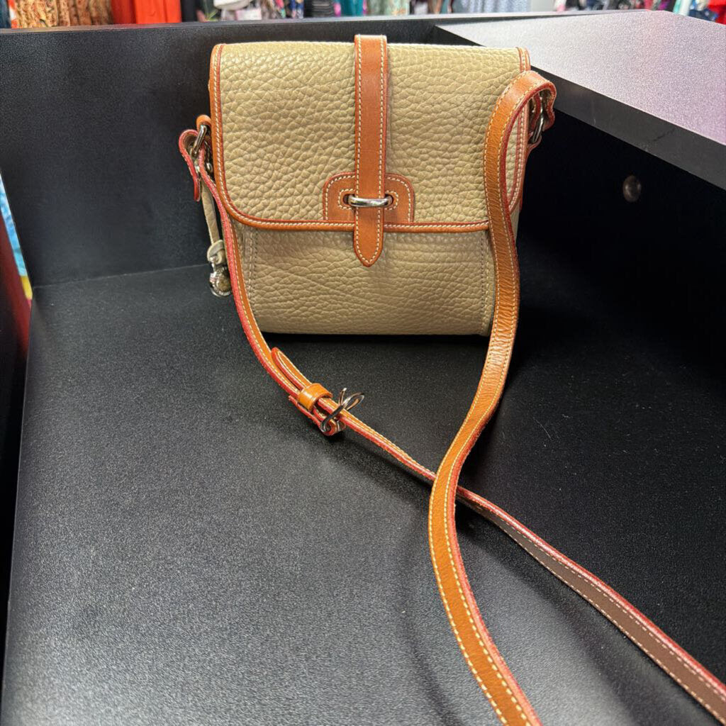 Dooney & Bourke Vintage Florentine leather Flap Leather Crossbody