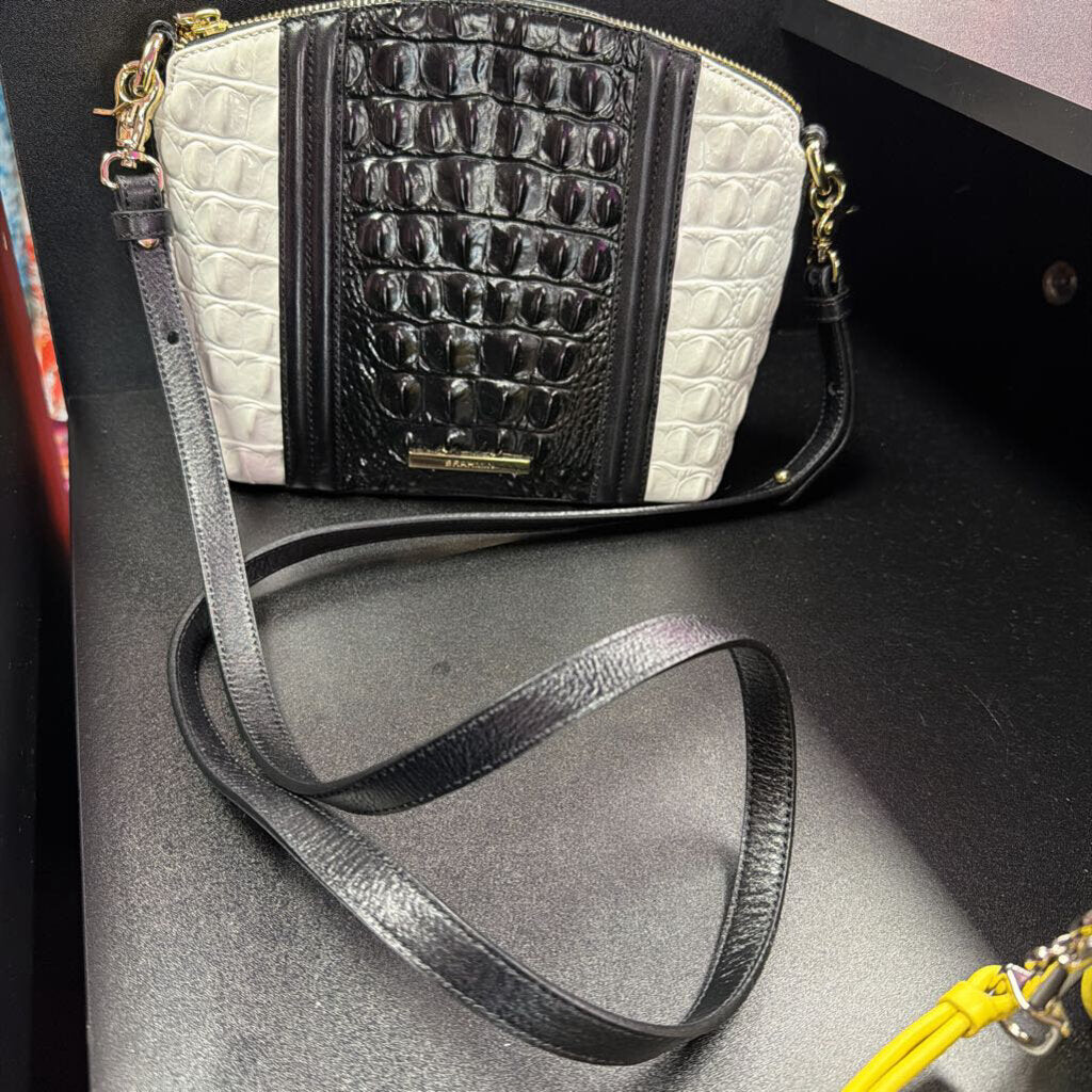 Brahmin Duxbury Croc Embossed Crossbody Bag