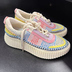 6.5 Dolce Vita NWOT Dolen Sneaker Woven Knit Chunky Platform Sole