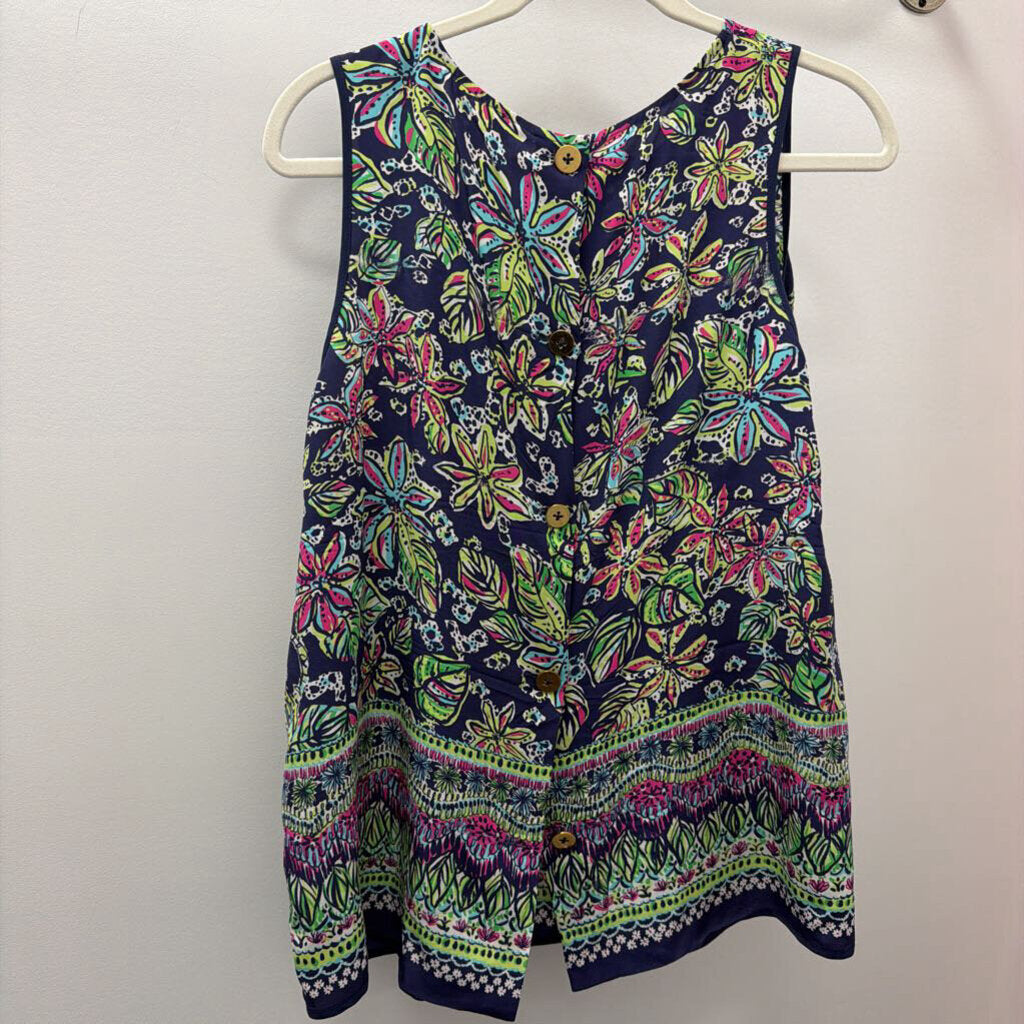 LG Lilly Pulitzer Sleeveless Silk Boho Print