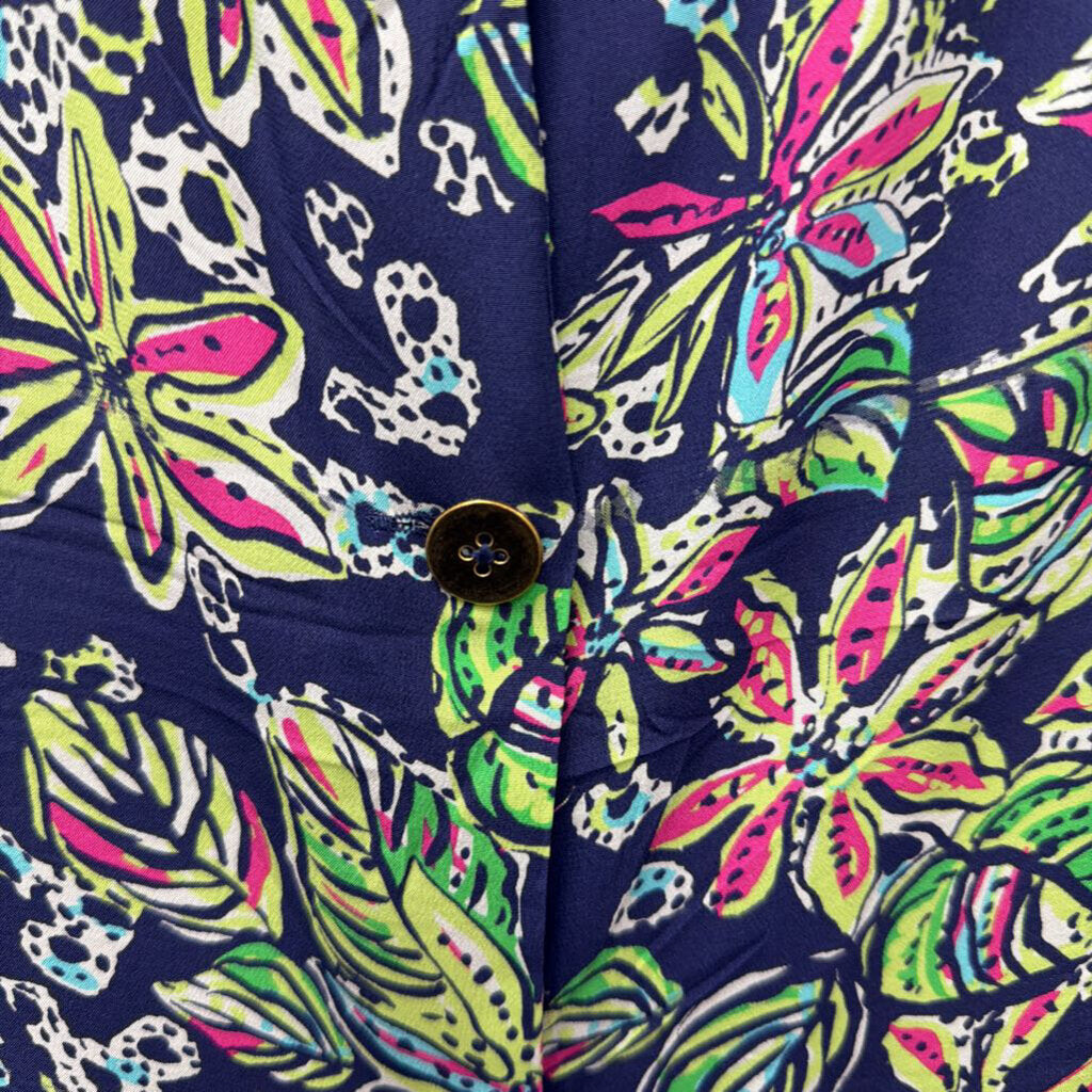 LG Lilly Pulitzer Sleeveless Silk Boho Print