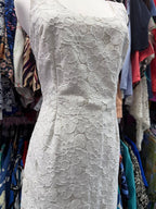 4 Lilly Pulitzer Classic Scoop Neckline Sleeveless Tank Lace Overlay Sheath/Shift Dress