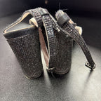 10 DB Studio Rhinestone Peep-Toe Heeled Dress Sandal