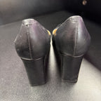 6 Marc Fisher Pointed Leather Block Heel