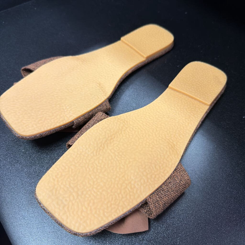 41/9 Bow Slide Canvas Flat