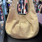 Marc Jacobs Cream Leather Hobo 4 petal Flower Appliqué