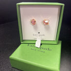 Kate Spade Gold Tone Pink Stone