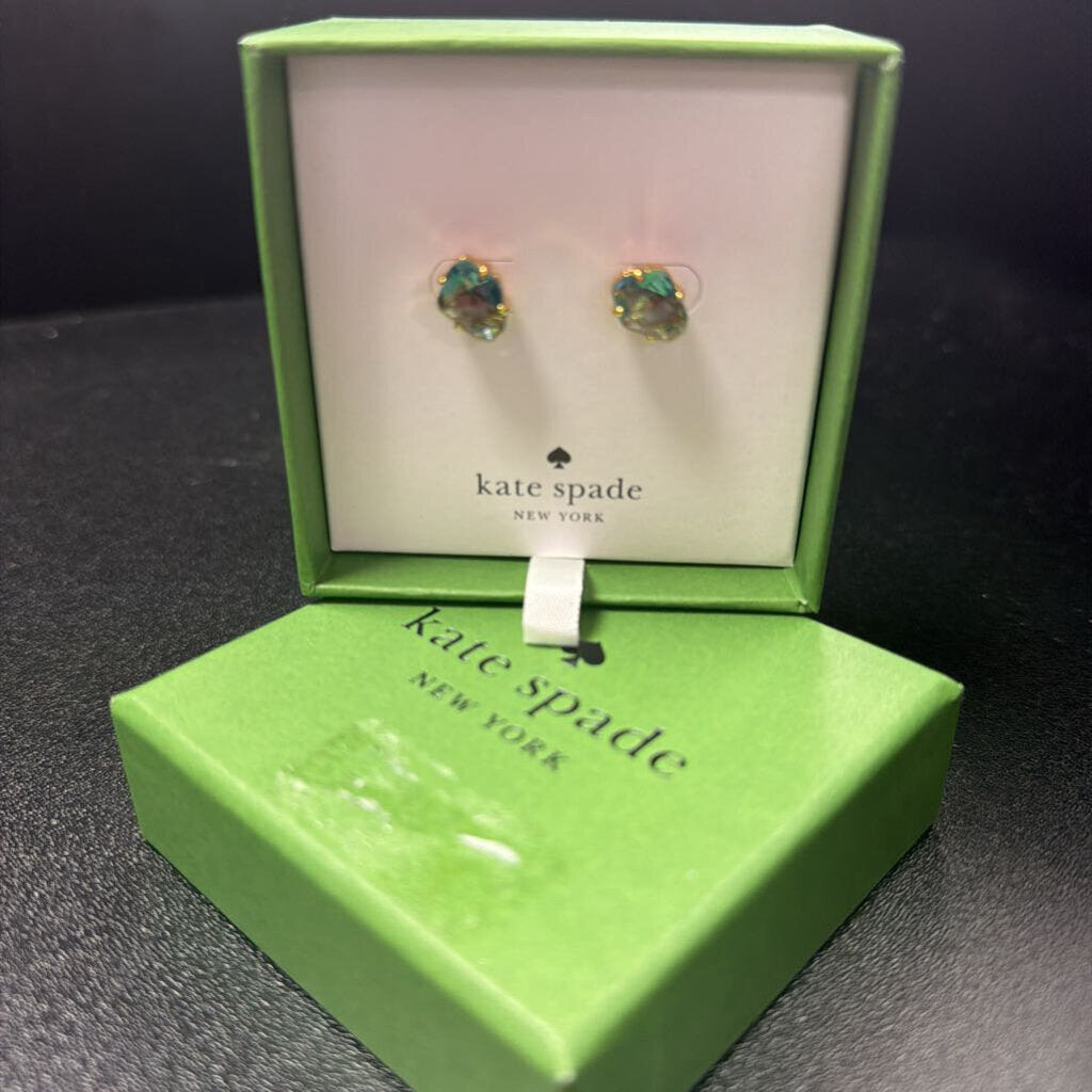Kate Spade Gold Tone Blue/Green Stone