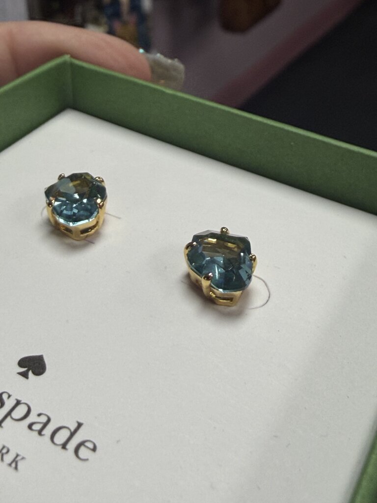 Kate Spade Gold Tone Blue/Green Stone