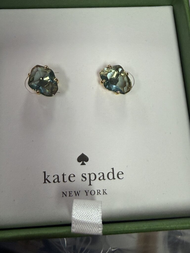 Kate Spade Gold Tone Blue/Green Stone