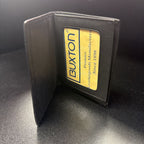 Buxton Black Slim leather wallet
