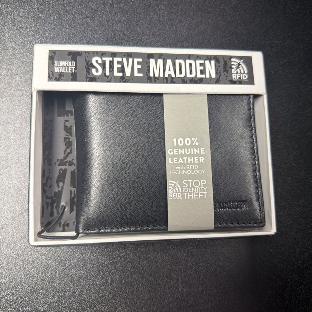 Steve Madden RFID Leather Wallet NIB