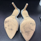 7 Gianni Bini Pointed Peep toe Rhinestone Heel