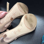 7 Jessica Simpson Jaida Round Patent Ankle Strap