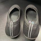 6.5 Sketchers Knit Cleo Sport Memory Foam Flats