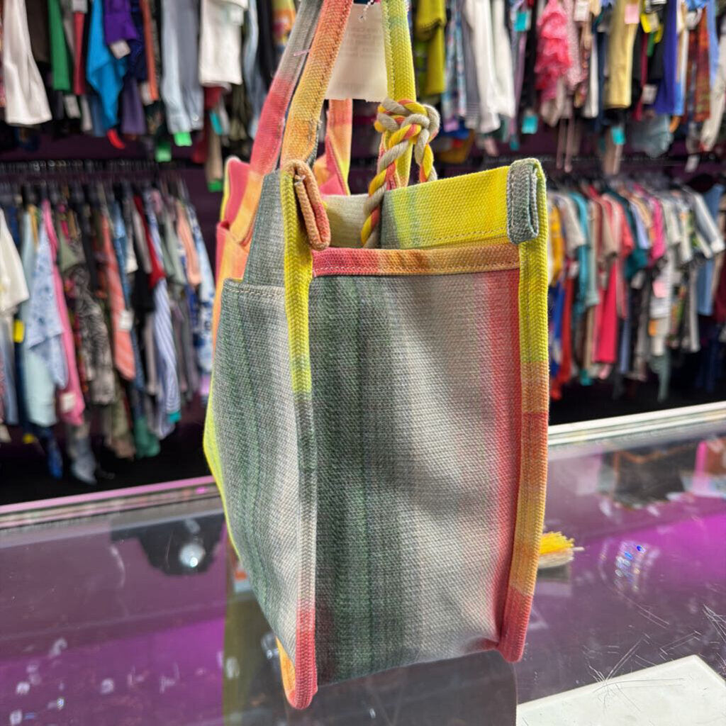 Vince Camuto Orla Tote Sunset Striped Canvas