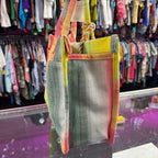 Vince Camuto Orla Tote Sunset Striped Canvas