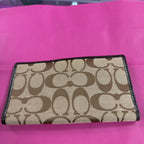 Coach Monogram CheckBook Cover