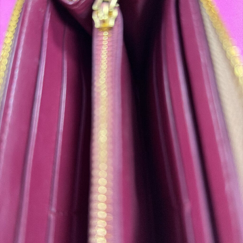Coach Monogram Pink Stripe Wallet