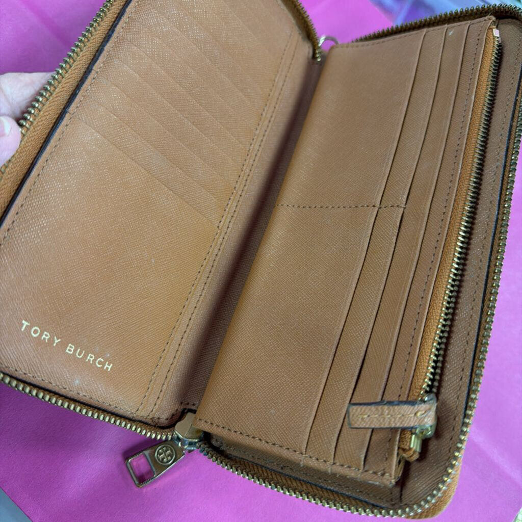 Tory Burch Continental Wallet Tan