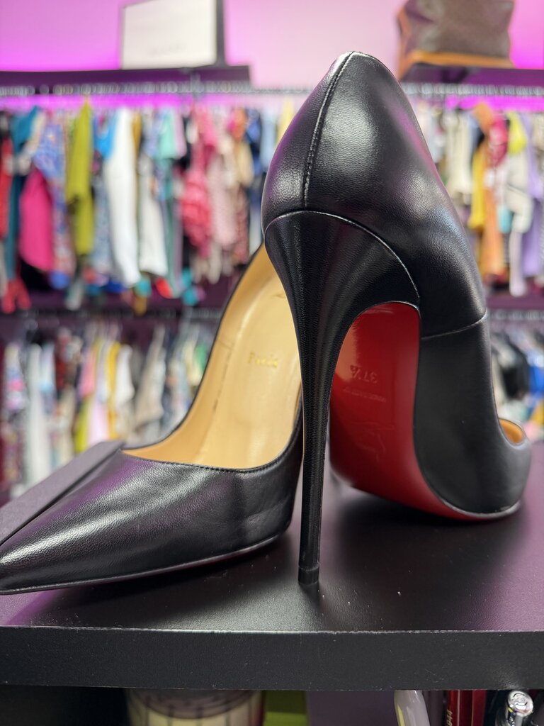 6 Christian Louboutin So Kate 120mm Pumps Black Leather