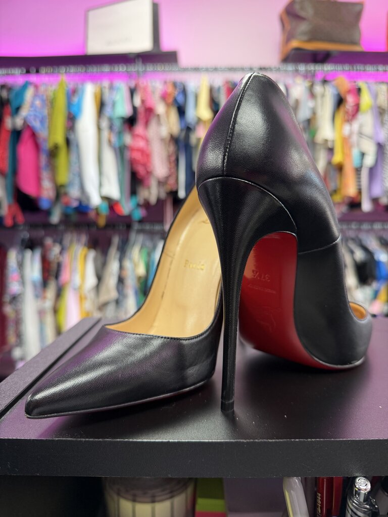 6 Christian Louboutin So Kate 120mm Pumps Black Leather