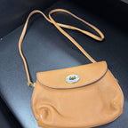 Fossil VTG Leather Turnlock Crossbody