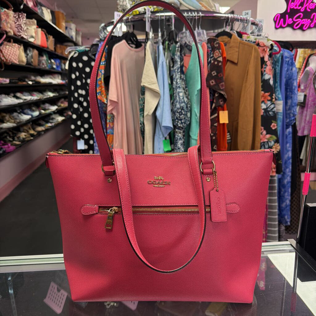 Coach Gallery Tote Vibrant Crossgrain
