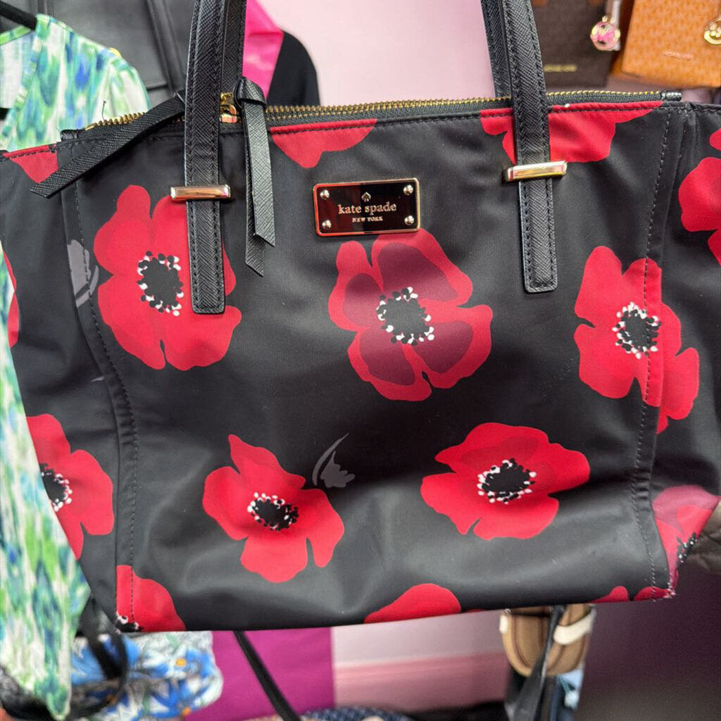 Kate Spade Bleeker Tote Fall Poppy Floral