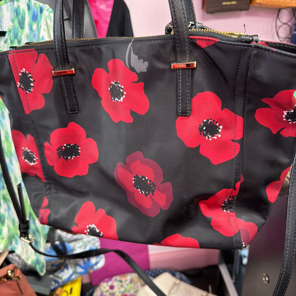 Kate Spade Bleeker Tote Fall Poppy Floral