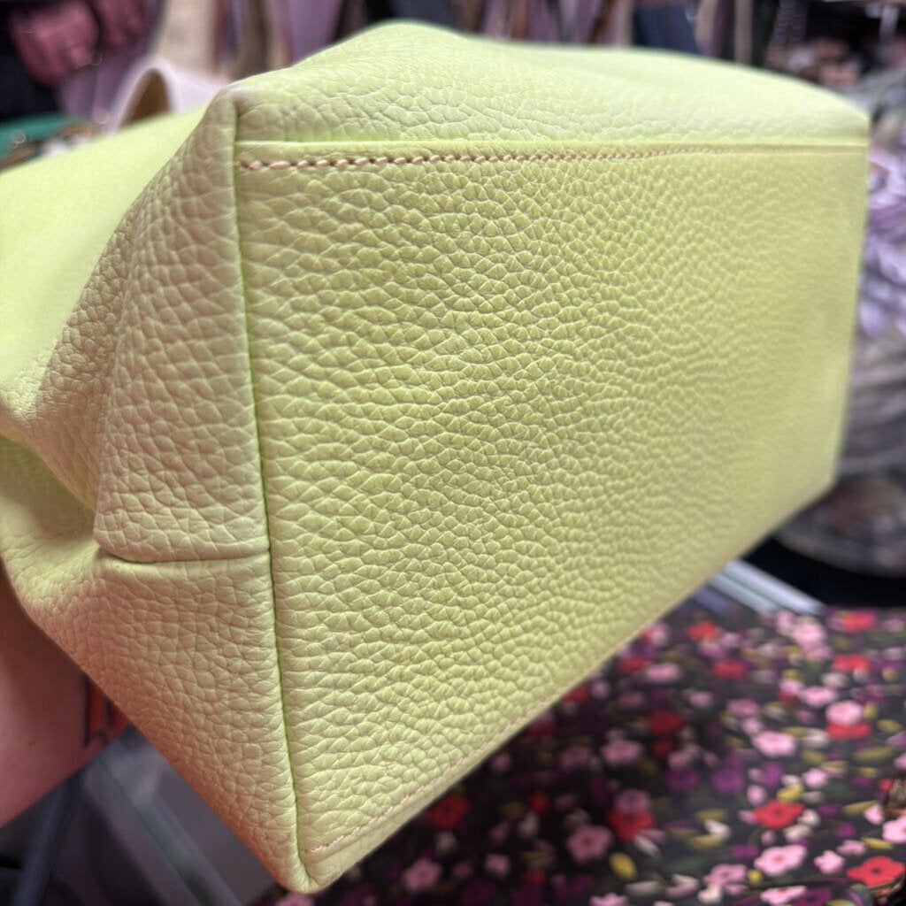 Dooney & Bourke Sloan Hobo Pebbled Pale Lime
