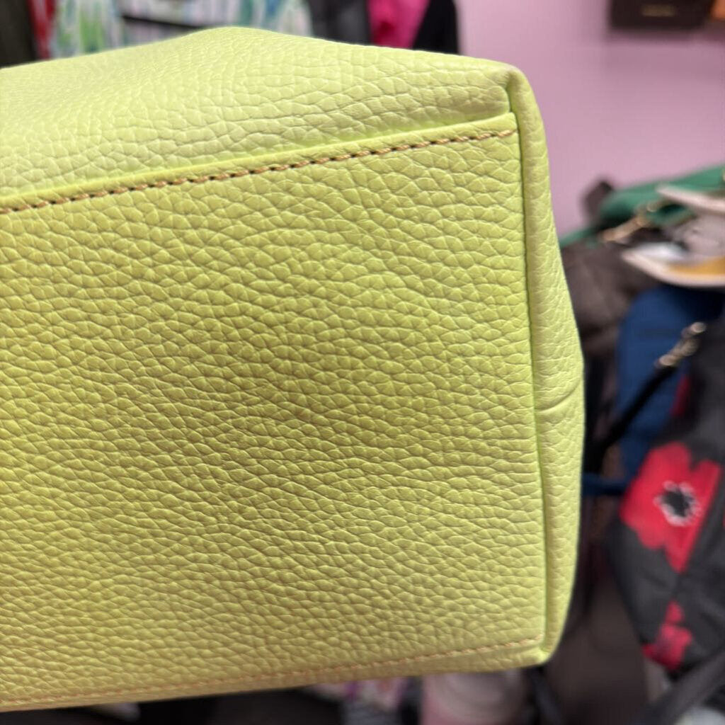 Dooney & Bourke Sloan Hobo Pebbled Pale Lime