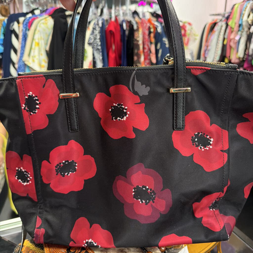 Kate Spade Wilson Road Poppy Alyse Zip Top Satchel Floral