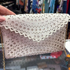 Urban Expression Vegan NWT Perforated Flap Crossbody