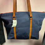 Dooney & Bourke Wayfarer Nylon Zip Tote Leather Trim