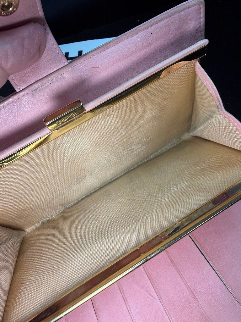 Chanel Caviar Pink wallet