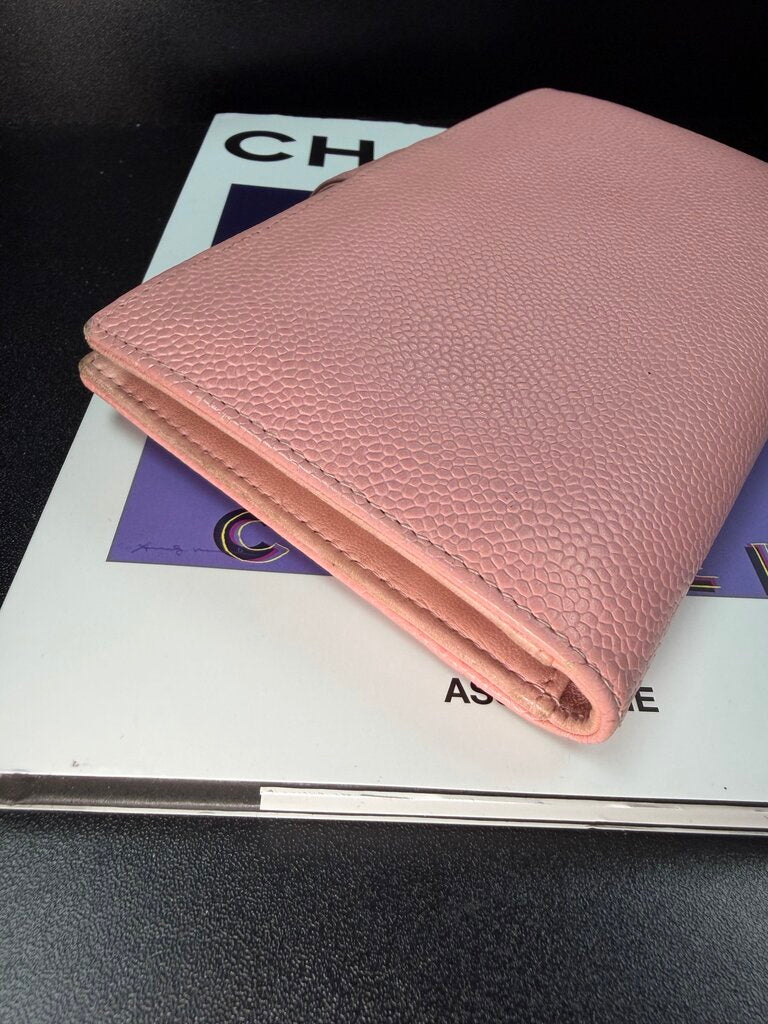 Chanel Caviar Pink wallet