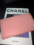 Chanel Caviar Pink wallet