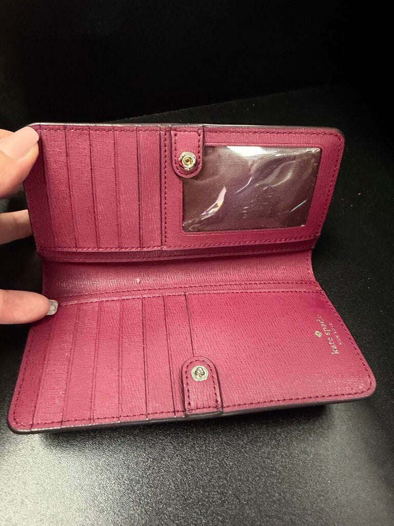 Kate Spade Large Continental Wallet Grained Leathr