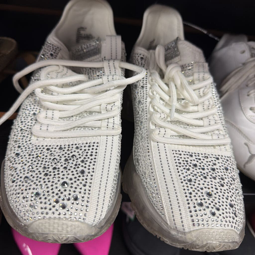 9.5 Steve Madden Maxima Rhinestone Sneakers