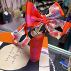 10 Gianni Bini X Venita NIB Aspen Amena Printed Bow Block Heel Satin