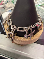 Brighton Nantucket Starfish Shell Anchor Charm Bracelet