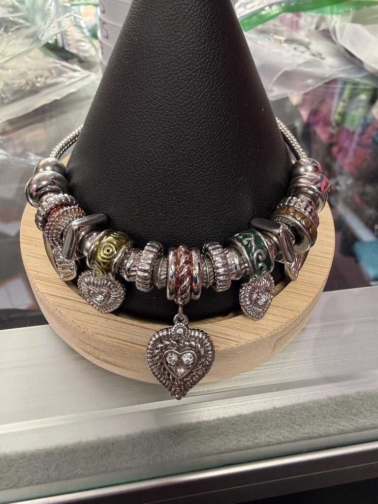 Vintage Bay Studio Fashion Charm Hearts Colorful Bracelet