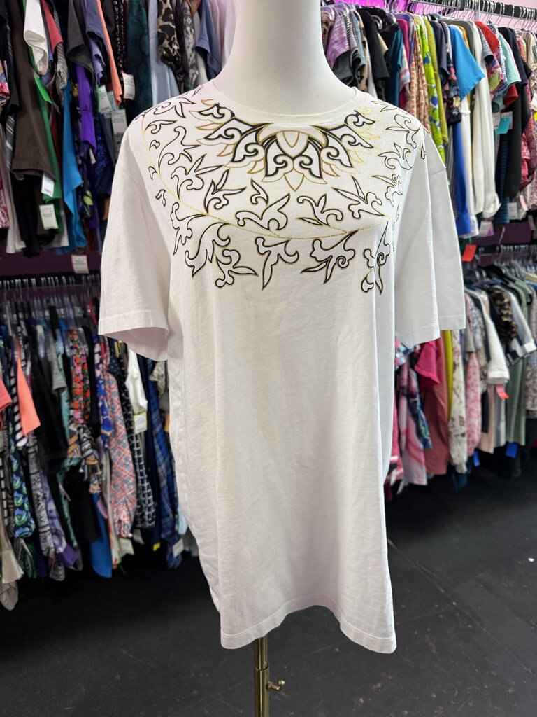 MD Versace S/S Scroll Graphic T-Shirt