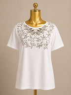 MD Versace S/S Scroll Graphic T-Shirt