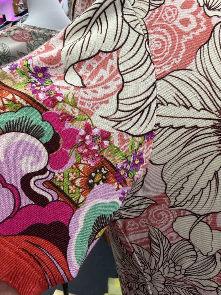 MD Johnny Was The Janie Favorite S/S Crew Neck Swing Tee Multi Floral