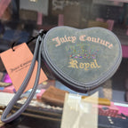 Juicy Couture NWT Velvet Leather Heart