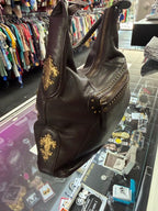Ooh Ashley! Leather Bronze Fleur de Lis