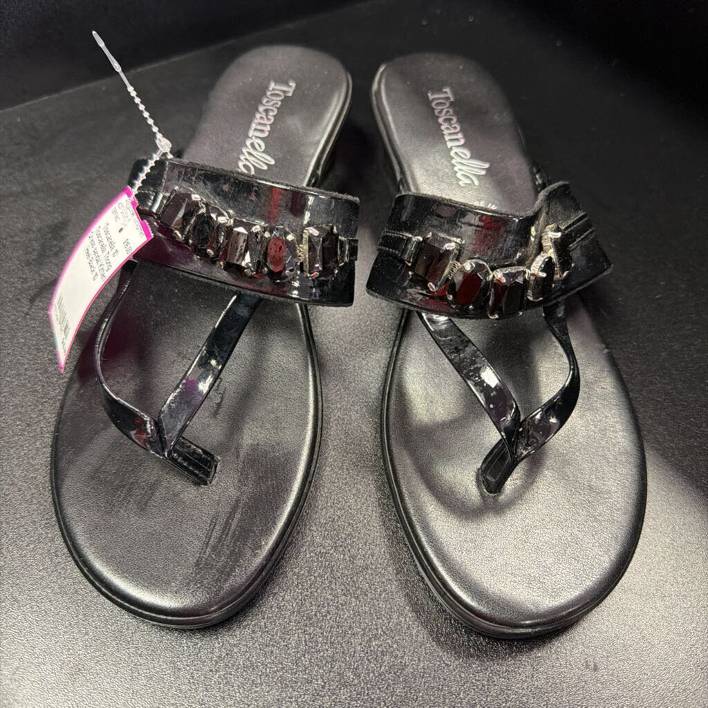 10 Toscanella Thong Dress sandal Kitten Heel