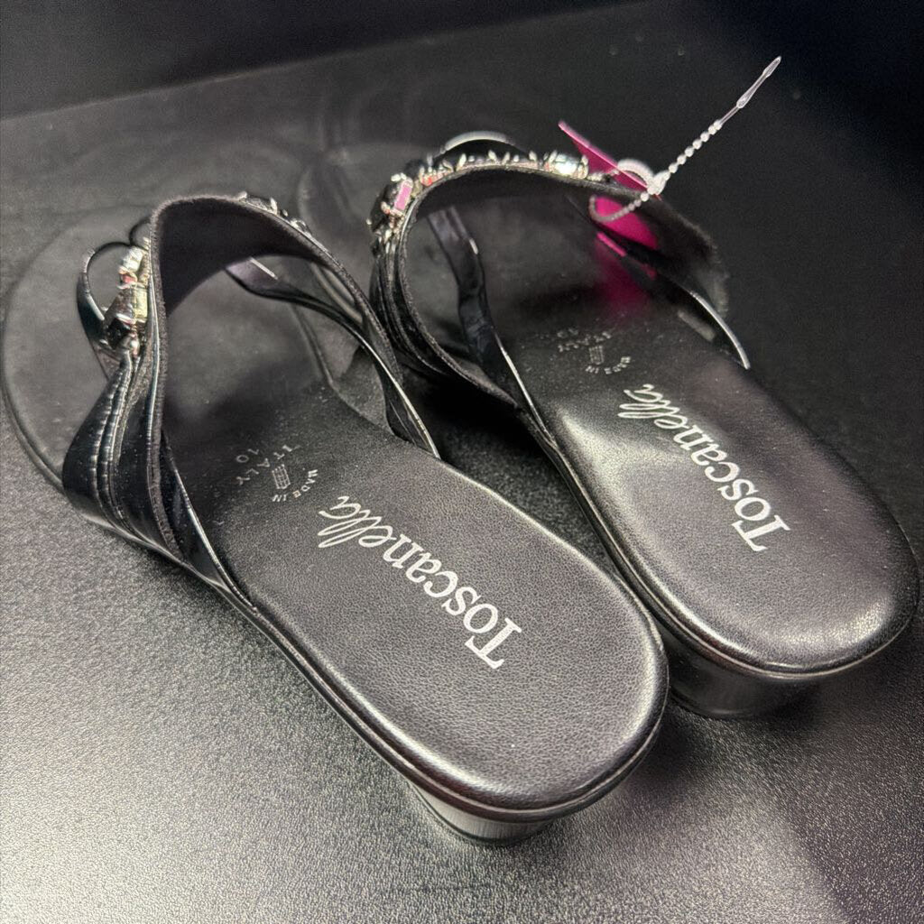 10 Toscanella Thong Dress sandal Kitten Heel